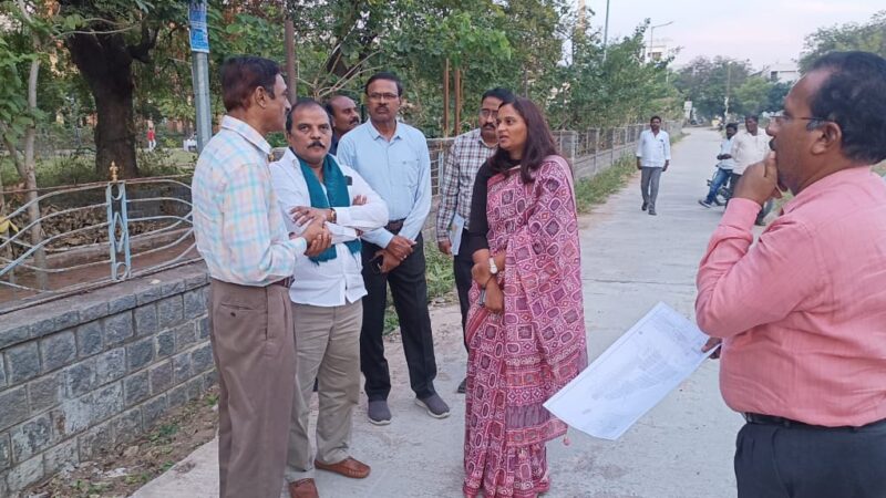 Warangal KUDA Chairman and Vice Chairman Inspect Plots at ‘O City Venture’ Ahead of Auction