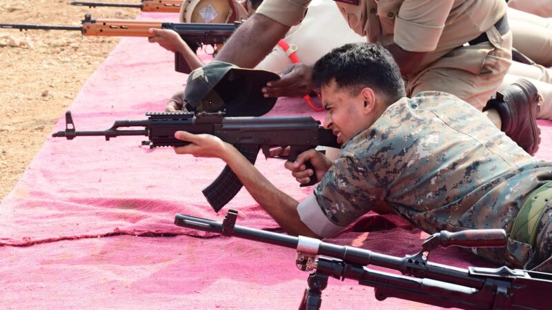 Police Officials Enhance Shooting Skills in Annual Firing Practice Session in Rajanna Sircilla