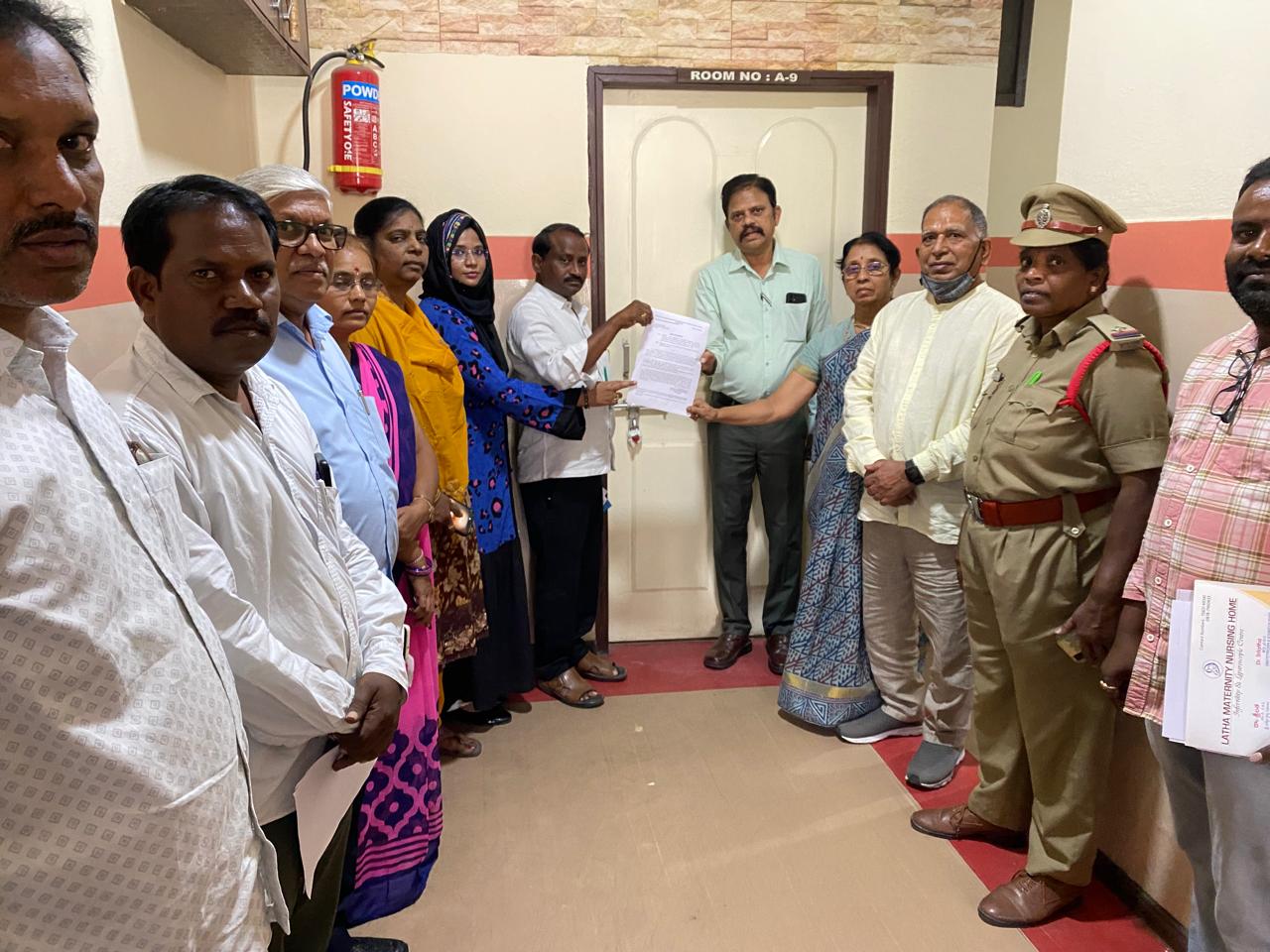 Illegal Mobile Ultrasound Machine Seized at Srilatha Maternity Nursing Home
