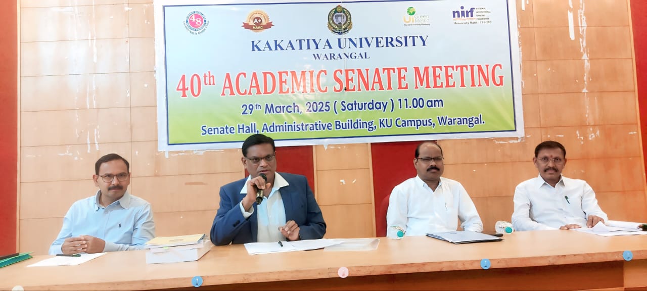 Kakatiya University Proposes Rs.428.82 Crore Budget for 2025-26