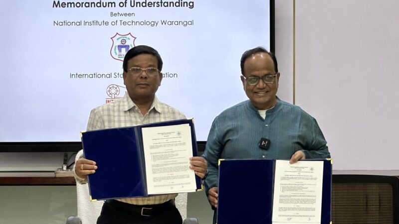 NIT Warangal Signs MoU with International Startup Foundation for Startup Development
