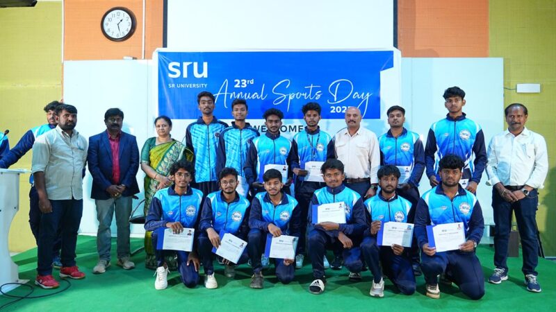 SR University Celebrates 23rd Annual Sports Day with Enthusiasm