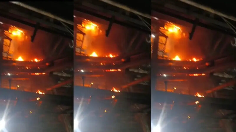 Massive Fire Erupts at Yadadri Power Plant in Nalgonda District
