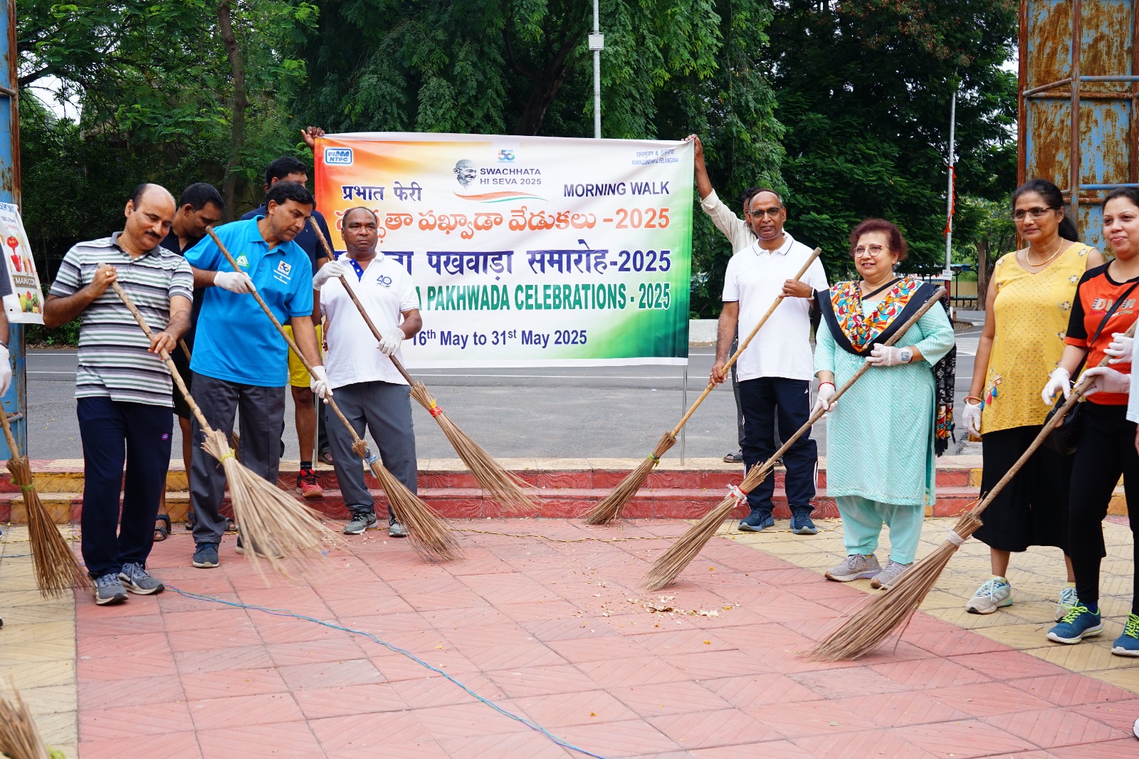Swachhta Pakhwada Kicks Off at NTPC Ramagundam & Telangana with Enthusiastic Participation