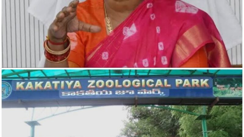 Curator Lays Foundation for New Works at Kakatiya Zoo Funds Sanctioned on Minister Konda Surekha’s Initiative